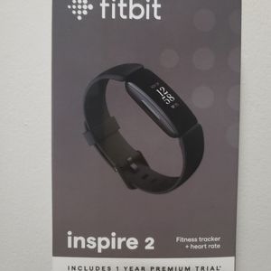 NEW All Black Fitbit Inspire 2 w/ Heart rate